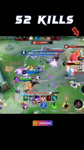 This Ixia Build is BROKEN! 💀 52 Kills SAVAGE 😱 #shorts #mlbb #mobilelegends