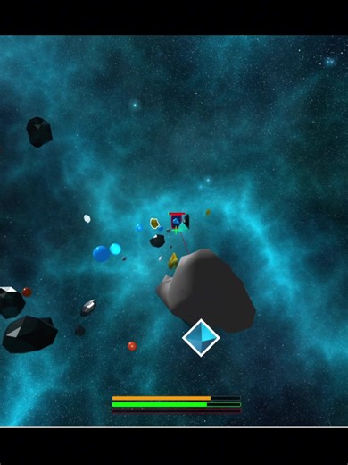 [Interstellar Demolition Office] #game #mining #space #shootergame #gamedeveloper Destructible Terrain Space Bullet Hell Shooter Demo, built with the Three.js game engine as a cross-platform browser-based proof of concept., using Marching Cubes algorithm to implement the destruction effects. Players pilot a spacecraft and fire two types of ammunition to destroy mineral voxels on the planet's surface. Once destroyed, mineral voxels shatter into debris, exposing buried enemy facilities. Players mu