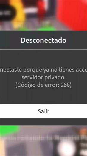 e apareció el código de error 286