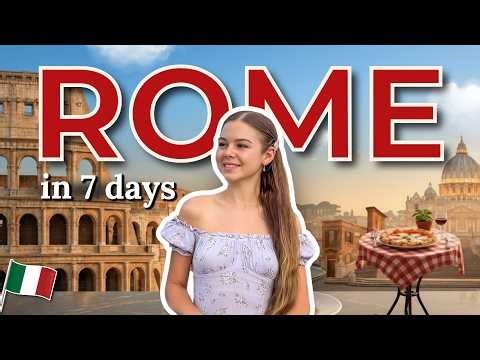 7 DAYS in ROME - Colosseum, Vatican & More! | Our FULL Itinerary | Italy VLOG 🇮🇹