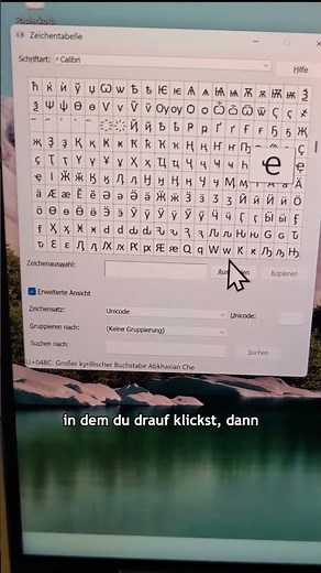 Insert Windows special characters (charmap) #windows #techtips