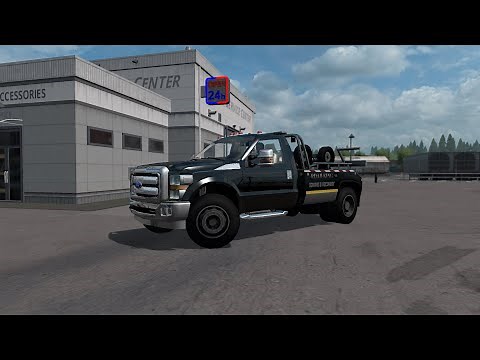 American Truck Simulator: NitroModz Ford F450 Tow Truck Service Call