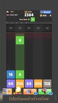 Drop the Number : Merge Game - gameplay part 1 endless merge number puzzle brain game walkthrough