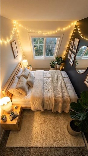 From Empty Room to Cozy Bedroom Makeover | DIY Wooden Bed Build Step by Step