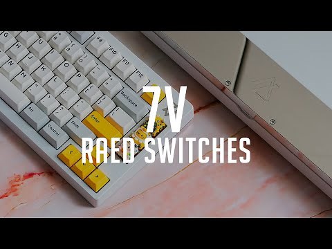 7V w/ My Favourite Switches - Lubed RAED Switches Sound Test