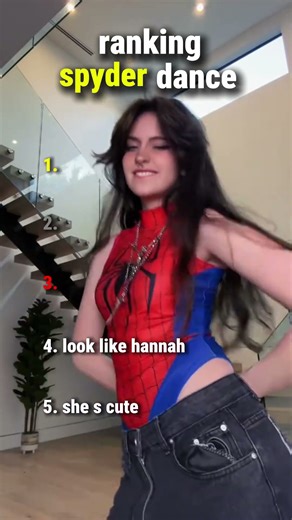 Spider-Woman Dance Ranking 🕷️ Who Wins? 🔥