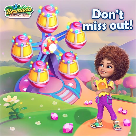The new season is already in the game! 👉 https://8ek7.short.gy/facebook 👈 Complete tasks and collect your rewards - valuable resources and boosters.🎁 With the Gold Pass, you can get even more perks and a unique decoration - the Wheel of Fun!🎡 Get started today!😊 | Bermuda Adventures