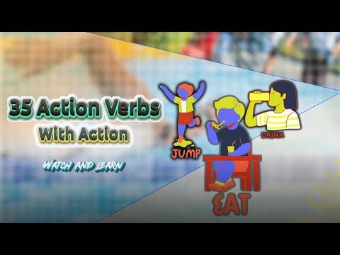 35 Action Words🕴️🕺🤾 | Learn English | Action Verbs