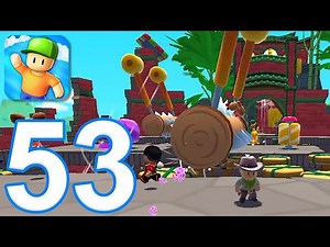 Stumble Guys - Gameplay Walkthrough Part 53 - Tornado Temple (iOS, Android)