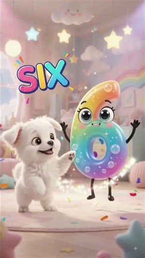 Learn Numbers | Number six 6 |Counting #kidslearning #preschoollearning #abcd #toddlers #numbers
