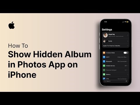 How to Show Hidden Album in Photos App on iPhone