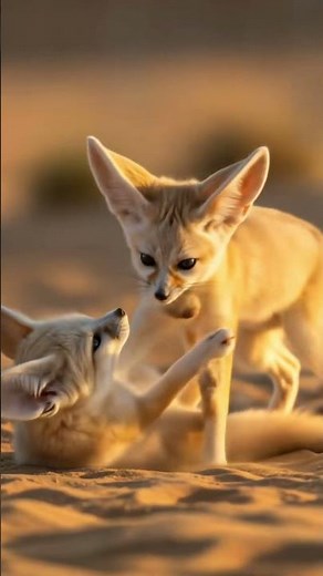 You Won’t Believe How Cute 🥰These Baby Fennec Foxes 🦊 Are!