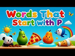 Learn words that start with the letter P 🦜 in this fun and colorful video for kids! Baby Talk Time
