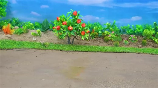 DIY Mini Tractor Concrete Bridge Project