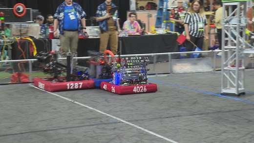 Mercer University hosts GeorgiaFirst Robotics District Qualifier Competition at Hawkins Arena