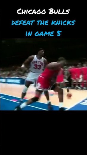 CLUTCH CHAOS The Final Seconds of Bulls vs. Knicks Game 5 (1993 ECF) #nba #michaeljordan #bball