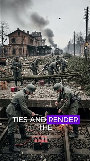 Why German Forces Destroyed Their Own Railways in WWII | Hidden Strategy Revealed! #ww2history