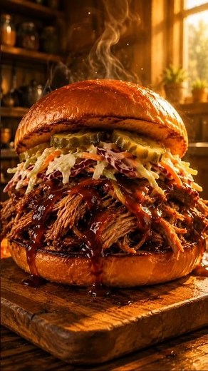 Best Pork Sandwich Recipe | Juicy, Crispy & Loaded with Flavor! # #cooking #pork #sandwich