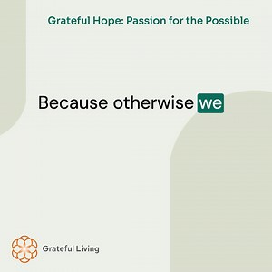 Are you a person of hopes or a person of hope? Our founder, Br. David Steindl-Rast shares an important distinction between the two in this excerpt of a timeless talk given in 1995. Discover more about hope as a radical stance in our upcoming course, Grateful Hope: Passion for the Possible: https://grateful.org/grateful-hope/?source=fb-hope-video | Grateful Living