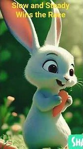 Clever Rabbit Saves the Jungle – Panchatantra Moral Tale|👧🤴🏻🛴🚙 #race #cute #animals #shorts