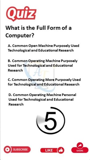 Computer ka full form l Definition of Computer