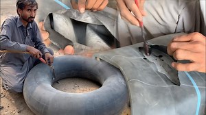 627K views · 5K reactions | How do you Fix a Truck Tire Exploded Inner Tube || How to Patch & Repair Truck Tire Inner Tube Burst | Amazing_Things_Official | Facebook