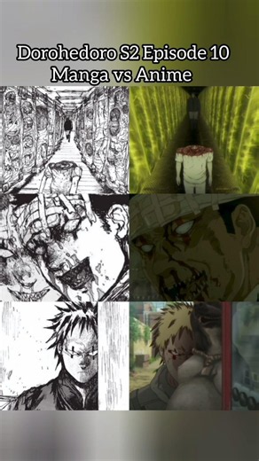 Dorohedoro S2 Episode 10 - Manga vs Anime #dorohedoro #manga #anime #edit