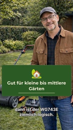 WORX WG743E: Für wen sind 40 cm wirklich sinnvoll?