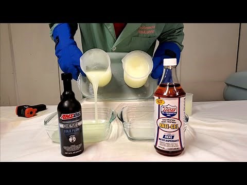 AMSOIL vs LUCAS Cold Flow ANTI-GEL diesel additive Test