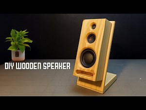 I Made a Unique Speaker Out of Pine… And It Sounds Great!