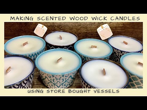 How to Make Wood Wick Scented Candles + Sourcing Unusual Vessels | Ellen Ruth Soap