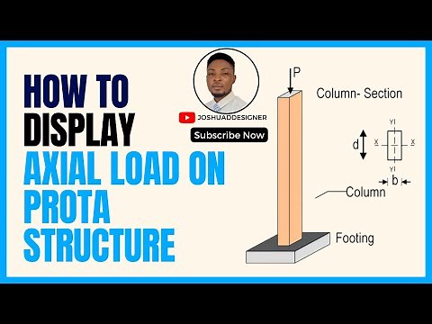 HOW TO DISPLAY AXIAL LOADS,NODAL LOADS ON COLUMNS ON PROTA STRUCTURE