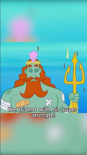 SpongeBob SquarePants accidentally gets Poseidon's Trident#drama