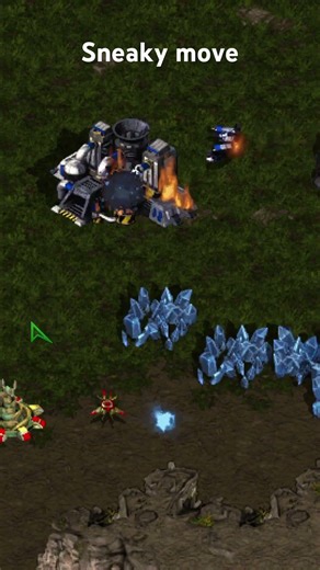 I have to make sneaky move to win this ridiculously hard game #gaming #gameplay #battle #starcraft