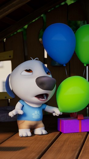 58K views · 278 reactions | Don't blow up allllll those balloons, Talking Hank!  You're gonna get so dizzy! 臘‍♀️ Stay tuned to see what's he's up to, besties  https://o7n.co/org-My-Talking-Hank | Talking Angela | Facebook