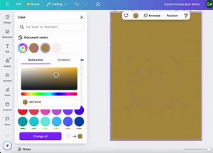 Woodland Bear Thank You Card - White **NEW** - Etsy