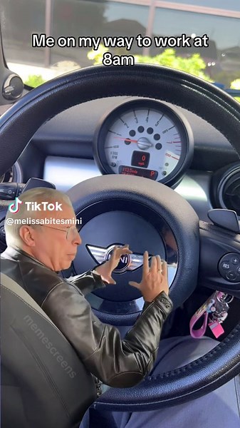 Windows wide open too (not just cause I don’t have ac 😂) #cargirl #cartok #fyppp #minicooper #MemeCut