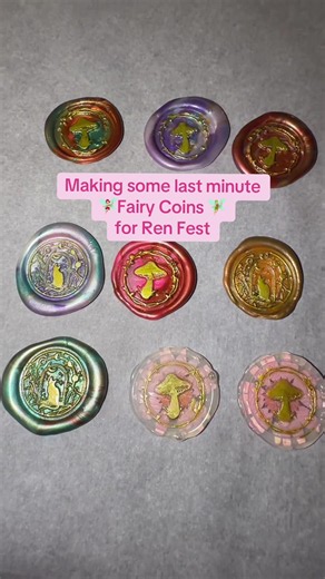 **This is not my idea, I have seen many other videos making these** Tomorrow is fantasy weekend at the #ohiorenaissancefestival and I will be dressing up as a blue fairy! I received several trinkets last weekend and I wanted something to be able to give in return this weekend. They are more durable than I thought and I’m hopeful that they won’t melt. It’s fun to chose different color combos and see how it turns out! I’m looking forward to passing these out tomorrow 😁 #renfest #trinkettrade #fai