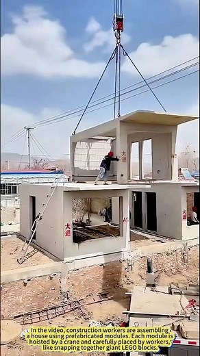 Building a House Like Playing LEGO – Unbelievable Speed!