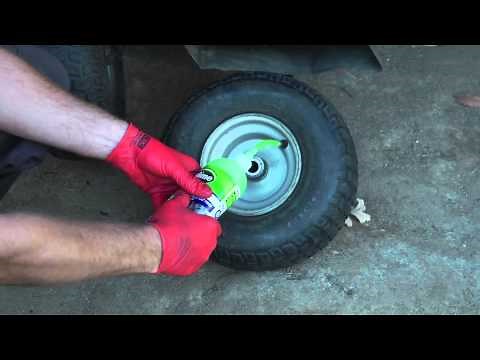 How to fix flat tire using Slime