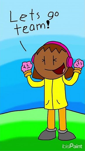 Cheerleader Jenny #art #ibispaintx #cheerleader #oc #shorts #fypシ #comicstudio