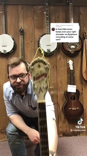 @Ralph Carr247 just only got round to the wee video on my own Epi #tenorbanjo #banjo #epiphone