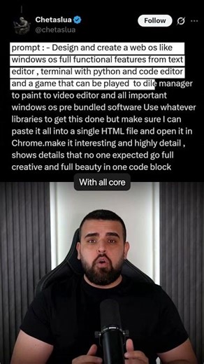 Gemini Created Windows in a Single File!