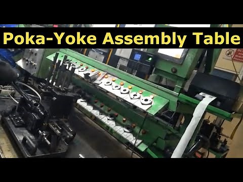 Poka Yoke Assembly Table - Example in Manufacturing