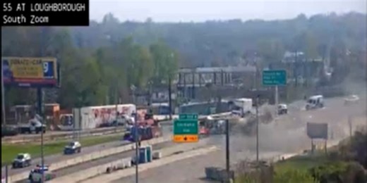Southbound I-55 shut down for vehicle fire in St. Louis City