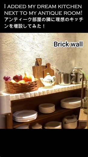 Adding a Dream Kitchen to My Miniature Dollhouse! DIY