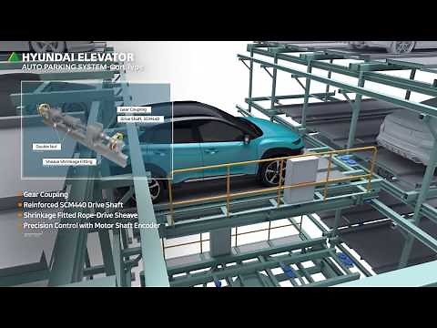 [Hyundai Elevator] Auto Parking System - introduction(3D)(English)