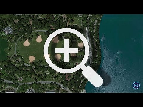 Easy Ultra High Resolution Google Earth image using Photoshop