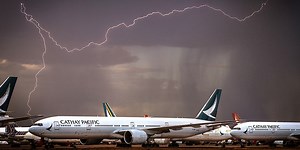 Lightning strikes on airplanes can be scary  – just ask Miley Cyrus