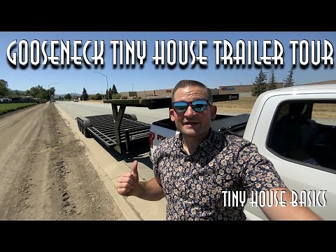34ft Gooseneck Tiny House Trailer Tour